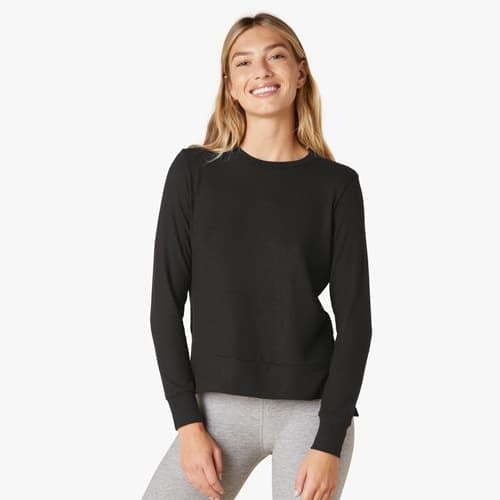 Beyond Yoga Side Slit Long buy Sleeve Pullover