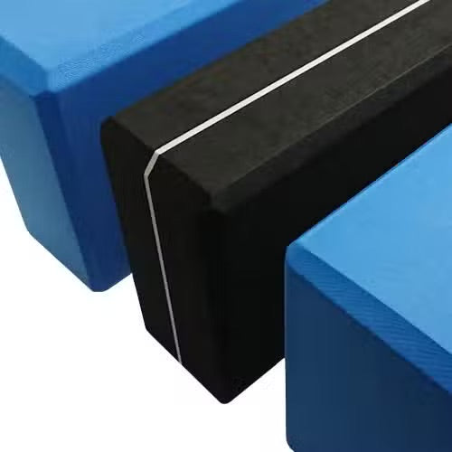 Yoga Block - Blue, Bevelled Edge